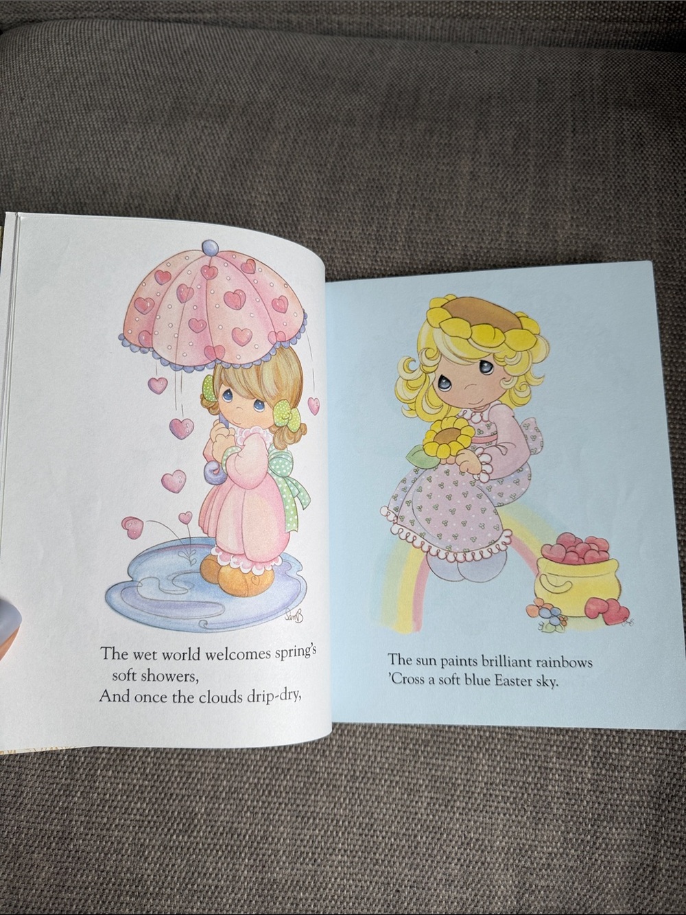 Precious Moments A Little Golden Book The Wonder Of Easter Vintage 2000 - Picture 6 of 6
